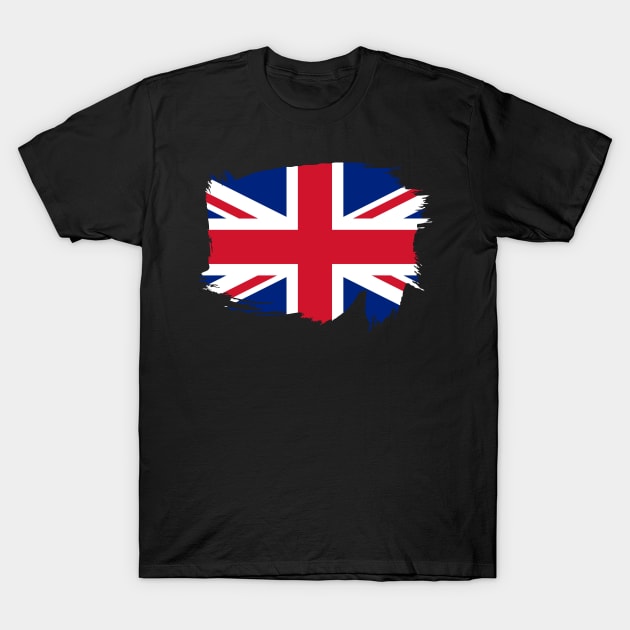 Union Jack - United Kingdom Flag T-Shirt by CF.LAB.DESIGN